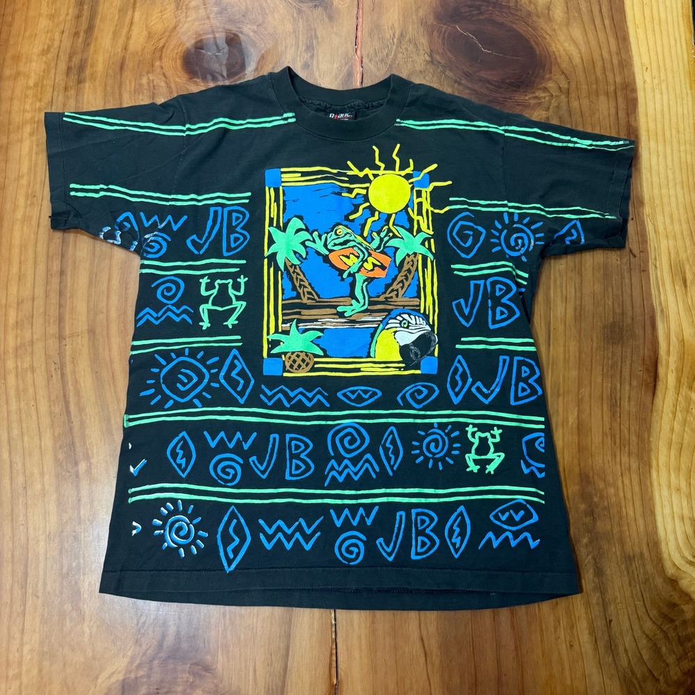 Vintage 1990 90s Tour T-Shirt XL Brockum Jimmy Buffett Band Cotton Single Vv11
